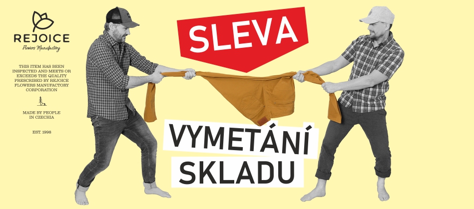 Slevy - vymetání skladu